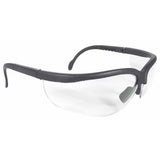 Radians JR0110ID Journey Safety Glasses with Clear Polycarbonate Lenses and Black Frame - 3
