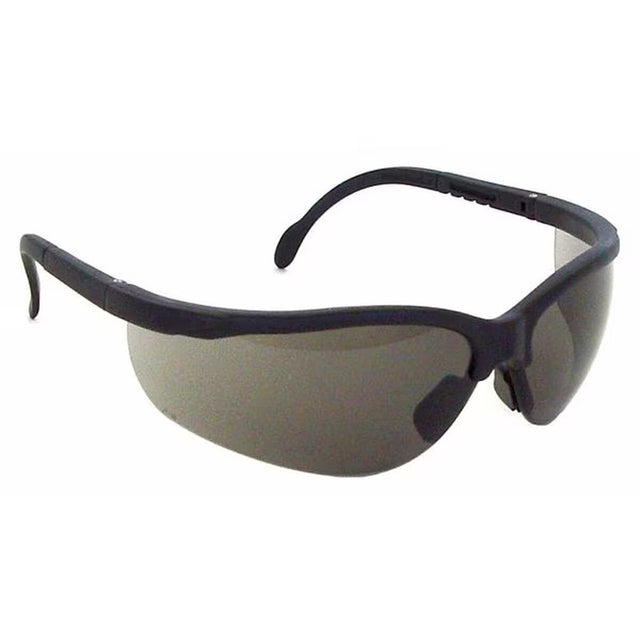 Radians JR0121ID Journey Safety Glasses with Black Frame and Smoke Anti-Fog Polycarbonate Lenses