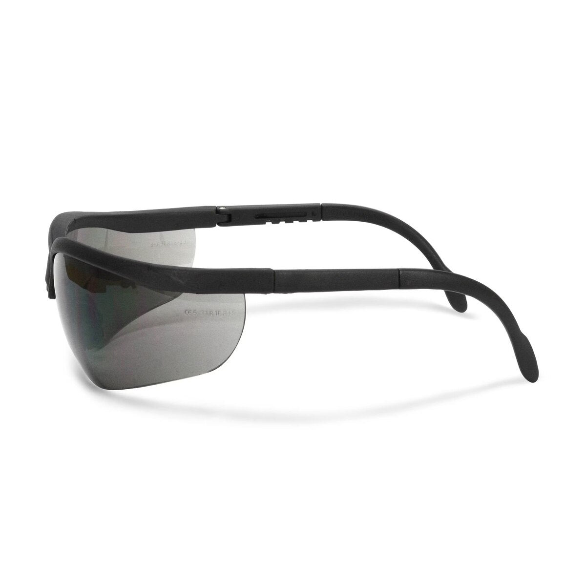Radians JR0121ID Journey Safety Glasses with Black Frame and Smoke Anti-Fog Polycarbonate Lenses - 3