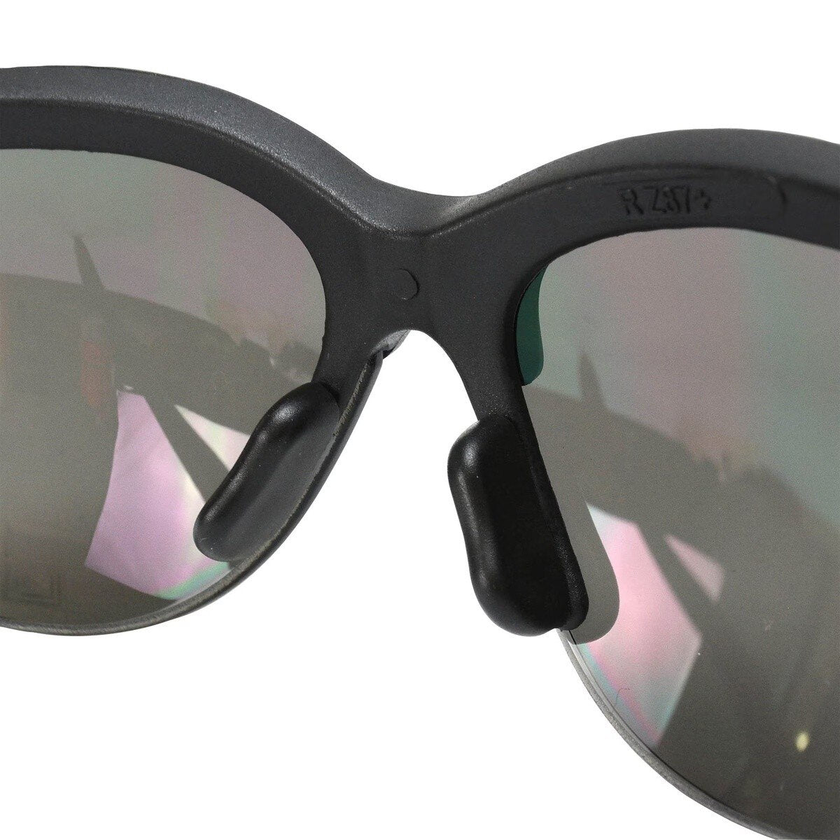 Radians JR0121ID Journey Safety Glasses with Black Frame and Smoke Anti-Fog Polycarbonate Lenses - 4