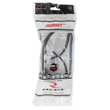 Radians JR0121ID Journey Safety Glasses with Black Frame and Smoke Anti-Fog Polycarbonate Lenses - 5