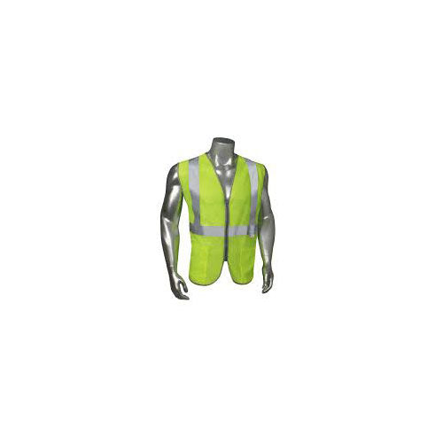 Radians LHV-5ANSI-PCZ-3X Type R Class 2 Safety Vest, Lime Green, 3XL