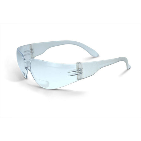 Radians MRB225ID Mirage MRB Bifocal Safety Eyewear, 2.5 Diopter Clear Lens/FR
