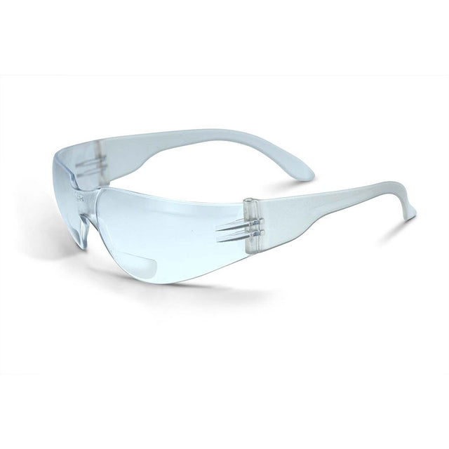 Radians MRB225ID Mirage MRB Bifocal Safety Eyewear, 2.5 Diopter Clear Lens/FR