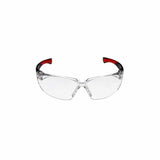 Radians OBL1-10 Clear Obliterator Safety Glasses, Red/black Frame - 2