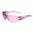 Radians OP6767ID Crossfire Optima Safety Eyewear  - Pink - PINK TEMPLES