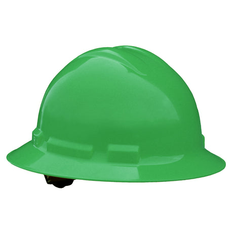 Radians QHR4-GREEN Green 4 Point Ratcheting Full Brim Hard Hat