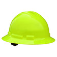 Radians QHR6-GREEN HV High Viz Green 6 Point Ratcheting Full Brim Hard Hat