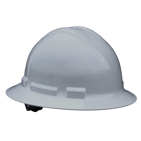 Radians QHR6-Gray Gray 6 Point Ratcheting Full Brim Hard Hat