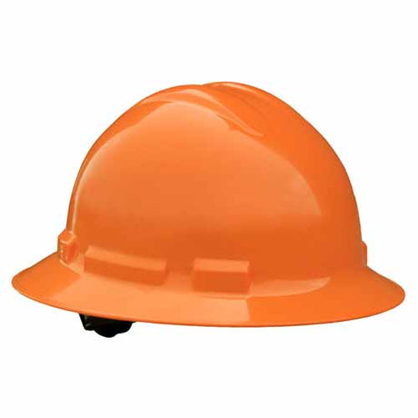 Radians QHR6-ORANGE  Orange 6 Point Ratcheting Full Brim Hard Hat