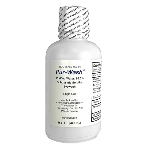 Radians REW32S Pur-Wash Solution for Eyewash Station, 32 Fl oz