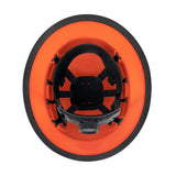 Radians RHJ6-ORANGE-HV High Viz Orange 6 Point Ratcheting Full Brim Hard Hat - 6