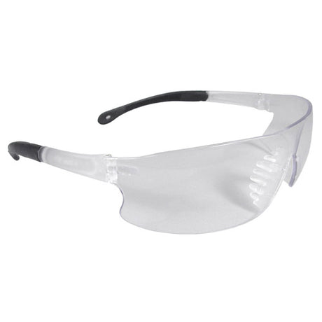 Radians RS1-10 Rad-Sequel Clear Safety Glasses, Rubber Nose/Temple