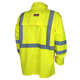 Radians RW10-3S1Y-2X 2X Class 3 Lightweight Rain Jacket - Green - 2