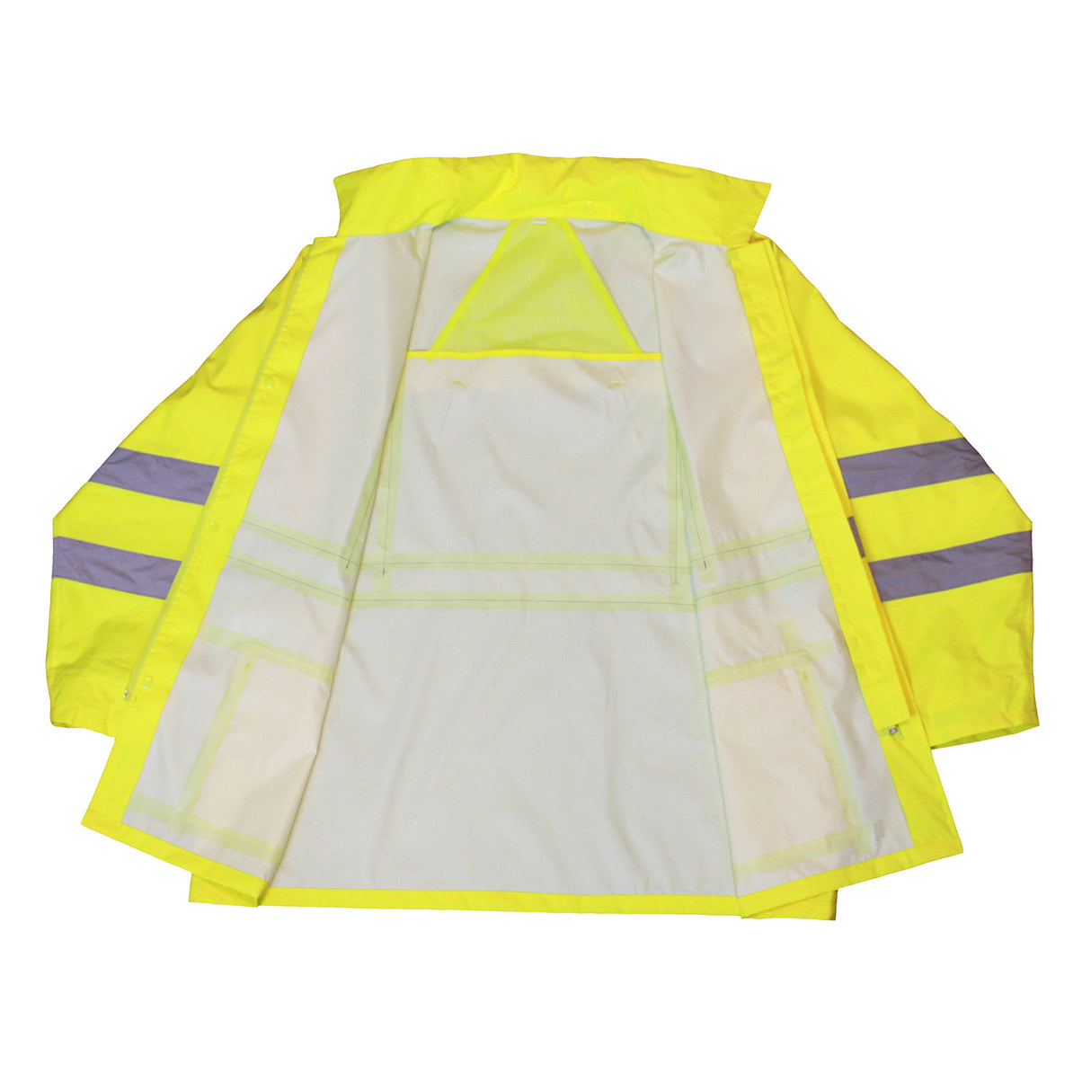 Radians RW10-3S1Y-4X 4X Class 3 Lightweight Rain Jacket - Green - 3