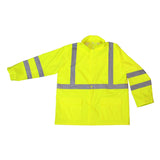 Radians RW10-3S1Y-3X 3X Class 3 Lightweight Rain Jacket - Green - 4