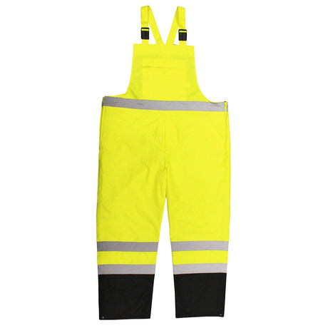 Radians RW30-ES1Y-5X 5X Class E General Purpose Rain Bibs - Green