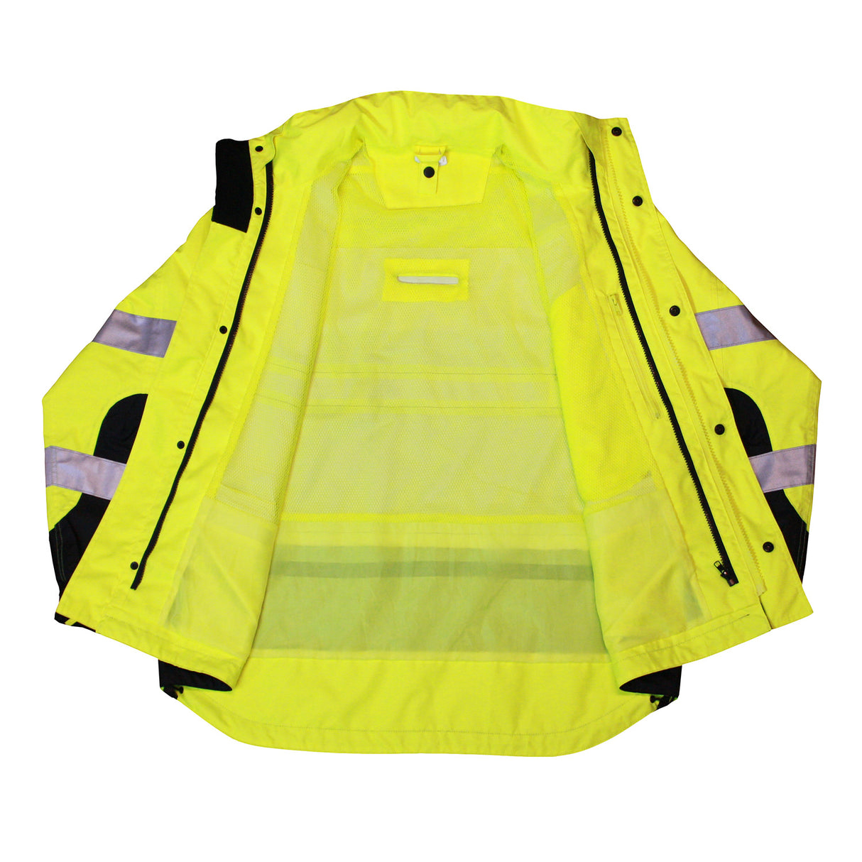 Radians RW32-3Z1Y-L Large Class 3 Heavy Duty Rain Jacket - Green - 3