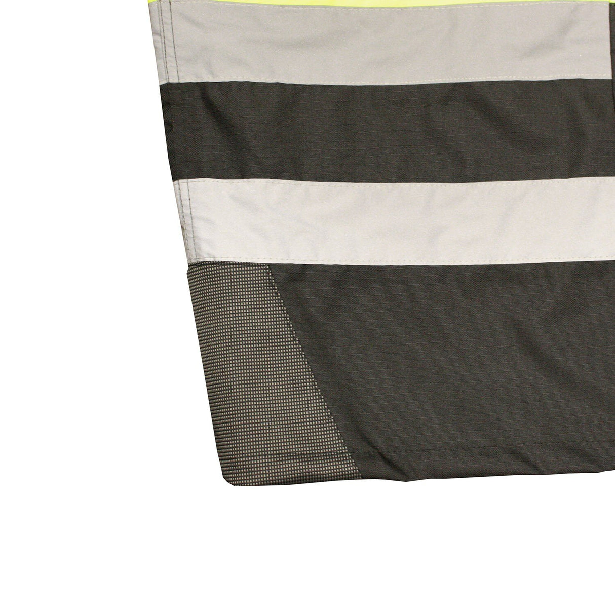 Radians RW32-EZ1Y-5X 5X Class E Heavy Duty Rain Bibs - Green - 3
