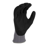 Radians RWG13XL 15 Gauge Gray Nylon Spandex Foam Nitrile Gripper Gloves XL - 3