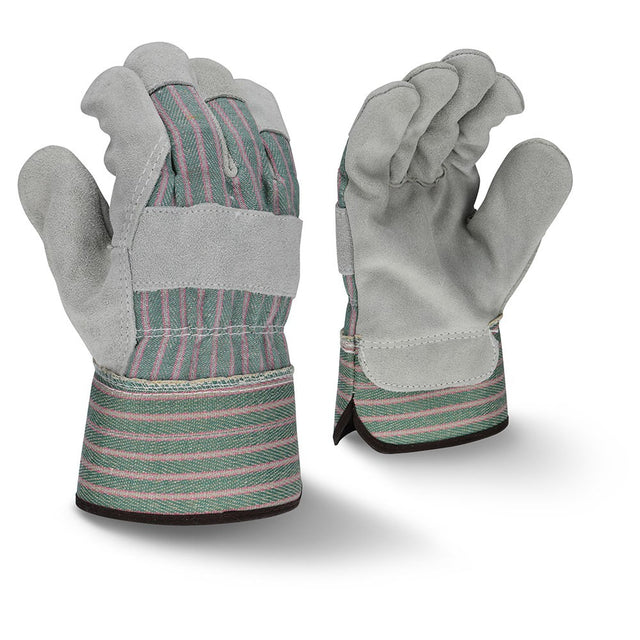 Radians RWG3300XL Select Shoulder Split Cowhide Leather Gloves, Grey, XL, 12 pk