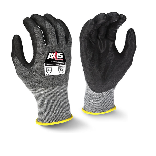 Radians RWG566M AXIS Cut Protection Level A5 Touchscreen Work Glove, Medium