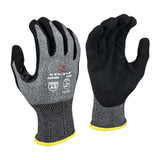 Radians RWG589 Cut Protection Level A9 Sandy Foam Nitrile Coated Work Glove Touchscreen Compatible