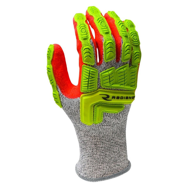 Radians RWG603S A5 Cut Resistant Sandy Foam Nitrile Coated TPR Impact Gloves Small (1 Pair)