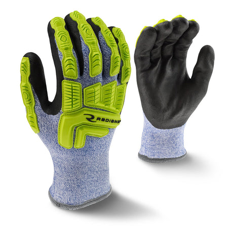 Radians RWG604M Cut Protection Level A4 Coated Cold Weather Glove, Medium