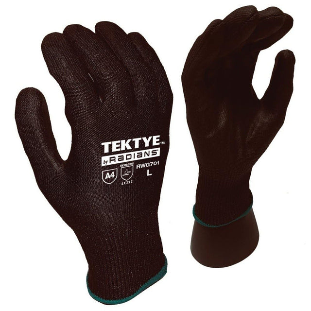 Radians RWG701S TEKTYE Touchscreen A4 Cut Resistant Work Glove Size S (1 Pair)