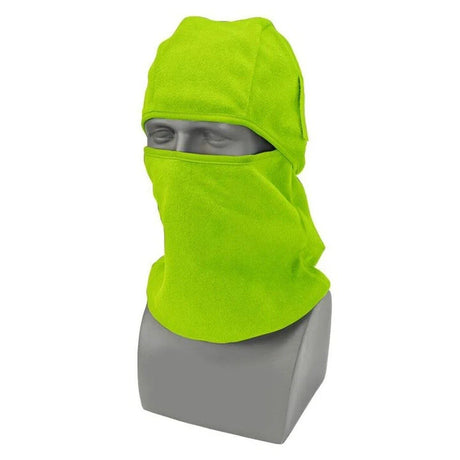 Radians RWL26HVG 3-in-1 Polar Fleece Balaclava High Visibility Green 9 x 7"