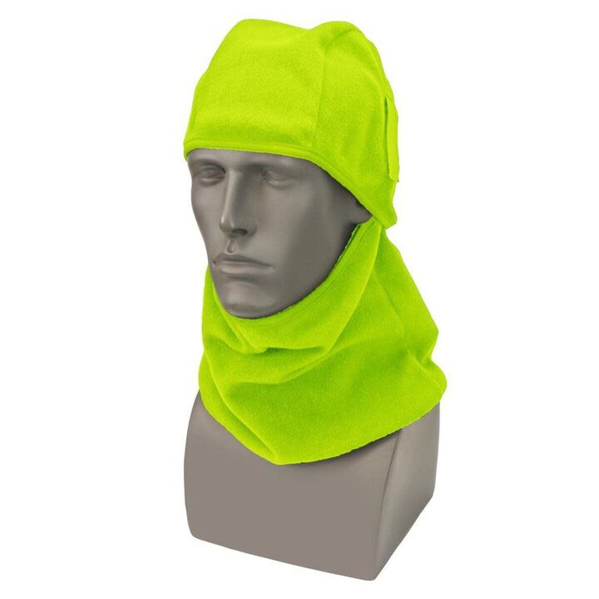 Radians RWL26HVG 3-in-1 Polar Fleece Balaclava High Visibility Green 9 x 7" - 2