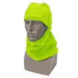 Radians RWL26HVG 3-in-1 Polar Fleece Balaclava High Visibility Green 9 x 7" - 2