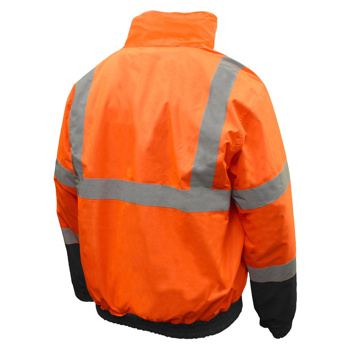 Radians SJ110B-3ZOS-XL XL Class 3 Two-In-One Bomber Jacket - Orange - 2