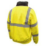 Radians SJ11Q-3ZGS-3X 3X Class 3 Quilted Bomber Jacket - Green - 2
