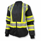 Radians SJ910B-1ZGW-M SJ910B-1ZGW Women’s Class 1 Hi-Vis Bomber Jacket - Black - Size M