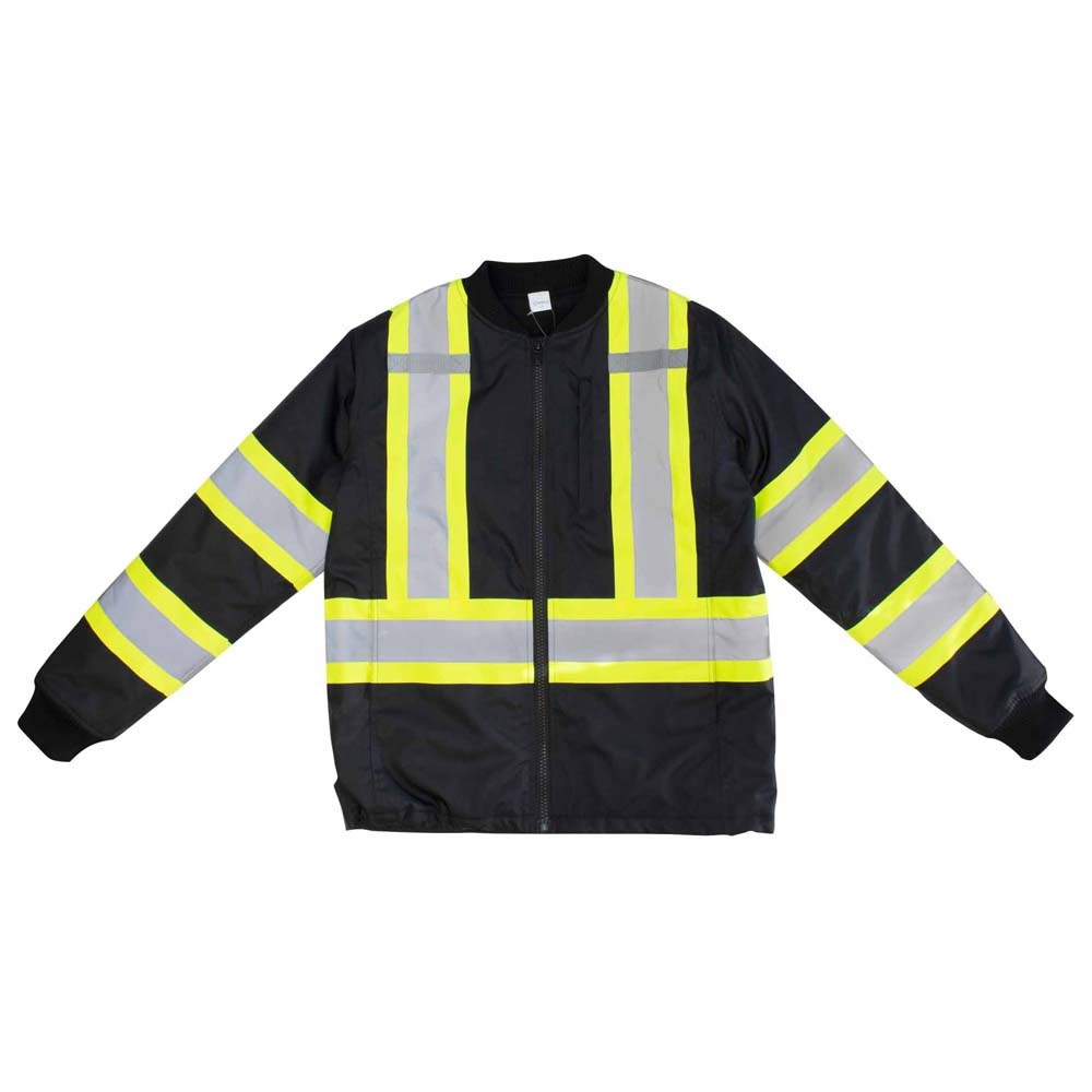 Radians SJ910B-1ZGW-M SJ910B-1ZGW Women’s Class 1 Hi-Vis Bomber Jacket - Black - Size M - 3