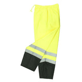 Radians SP41-EPGS-ML Class E Sealed Waterproof Safety Pants, Hi Viz Green, M - L