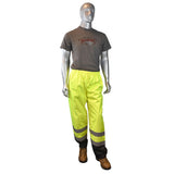 Radians SP41-EPGS-5X6X Class E Sealed Waterproof Safety Pants, Hi Viz Green, 5XL /6XL - 3