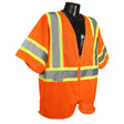 Radians SV22-3ZOM-2X 2XL Class 3 Two Tone Vest - Orange