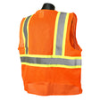 Radians SV225-2ZOM-2XL Class 2 Self Extinguishing Safety Vest, Hi Viz Orange, XXL