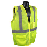 Radians SV27 2ZGM XL Surveyor Type R Class 2 Safety Vest, Hi Viz Green, XL - 3