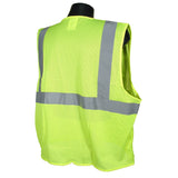 Radians SV2ZGMS Small Class 2 Vest Green Mesh w/ Zipper - 2