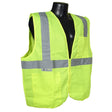 Radians SV2ZGS4X 4XL Class 2 Vest Green Solid w/ Zipper
