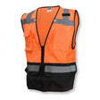 Radians SV59B-2ZOM-2X Orange Type R Class 2 Heavy Duty Surveyor Safety Vest - 2XL