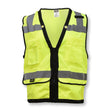 Radians SV59Z-2ZGD-2X 2XL Green Class 2 Heavy Duty Surveyor Safety Vest with Zipper