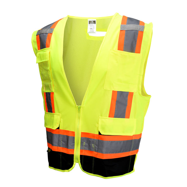 Radians SV6B-2ZGD-2X Two Tone Surveyor Type R Class 2 Safety Vest, 2X