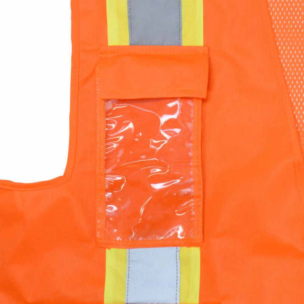 Radians SV6O2X 2 Tone Surveyor Type R Class 2 Solid/Mesh Safety Vest, XXL - 7