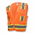 Radians SV6OS Two Tone Surveyor Type R Class 2 Solid/Mesh Safety Vest, Small