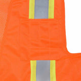 Radians SV6OXL 2 Tone Orange Surveyor Class 2 Safety Vest, X-Large - 8